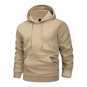 Casual Sports Loose Trendy Long Sleeved Hooded Pullover <b>Polyester</b> Hoodie for Men Lightweight Comfortable Streetwear - Product Image 1