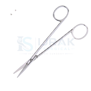 Ciseaux chirurgicaux courbés Morse manuels, instrument médical en acier de classe II pour hôpital, clinique, chirurgie - Product Image 1