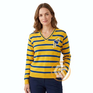Cardigan d'hiver personnalisé en acrylique brodé Sigma Gamma Rho, pour femmes, de haute qualité, respirant, style sororité grecque Phi - Product Image 4