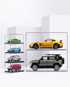 Elegant Premium Clear Acrylic Artful Cosmos Eco-Friendly Glossy Finish Durable Multifunctional Rectangle Toy Car <b>Display</b> - Product Image 4