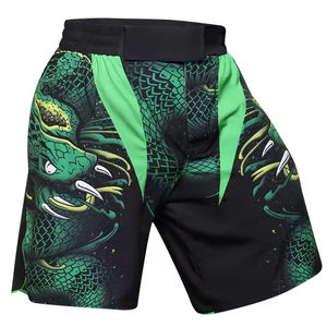 Nouveaux shorts de kickboxing pour adultes, vêtements de fitness pour hommes, logo personnalisé imprimé, shorts MMA de haute qualité pour adultes, shorts d'entraînement de grappling. - Product Image 5