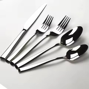 Premium Kitchen Dining Stainless Steel Cutlery Set Stylish Restaurant <b>Flatware</b> - Product Image 2