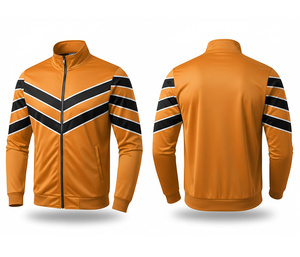 Chaqueta con Cierre de Poliéster Resistente para Uso en Exteriores y Gimnasio, Cálida, Transpirable y de Secado Rápido |   Tallas Hombre Mujer Juvenil |   Chaqueta de Entrenamiento - Product Image 5