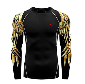 Rashguard pour homme le plus vendu, en spandex et polyester, léger, pour l'entraînement, en vente - Product Image 1