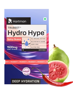 TRUBEET Hydro Hype, Bebida en Polvo de Hidratación Profunda Natural, Sabor Guayaba Picante, 1500mg con Extracto de Remolacha TruBeet - Product Image 1