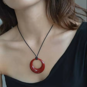 Handcrafted new <b>resin</b> pendant custom color <b>resin</b> <b>crafted</b> indian women jewelry new trending - Product Image 1