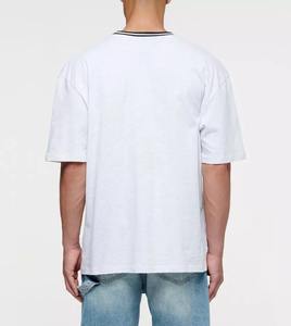 เสื้อยืดผู้ชายคุณภาพสูง ผ้าฝ้ายออร์แกนิค 100% สกรีนโลโก้แบรนด์ตามสั่ง พิมพ์ลายดิจิทัล เสื้อเปล่ารักษ์โลก ทรงโอเวอร์ไซส์ ใส่ได้ทั้งชายและหญิง - Product Image 6