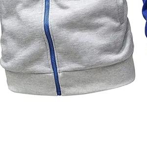 Mens Stylish Zipper Hoodies Fashion Forward Full <b>Zip</b> Sweatshirt Relaxed Fit Streetwear Factory Wholesale Export - Product Image 3