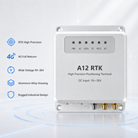 Traceur GPS Véhicule 4G Haute Précision A12 RTK GNSS Récepteur Double Antenne Terminal de Positionnement IP67 -35~80°C pour Flotte