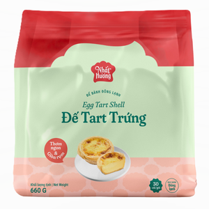 เบเกอรี่หลากหลายประเภทสำหรับของหวาน ใช้ส่วนผสมฮาลาล ทาร์ตแช่แข็งแบบไม่อบ ทาร์ตไข่โปรตุเกส 660 กรัม รับผลิตแบบ OEM/ODM สำหรับการค้าต่างประเทศ - Product Image 1