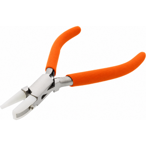 Nylon Jaw Flat Nose Pliers Jewelry Tool Non Marring <b>Soft</b> Grip <b>Wire</b> Straightening DIY Craft Beading Durable Hand Tool - Product Image 4