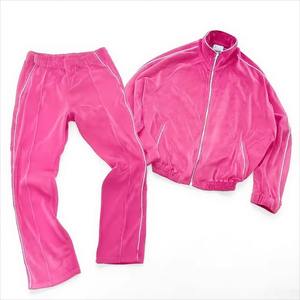 Vêtements pour hommes de haute qualité personnalisés, survêtement en velours de luxe pour hommes, pantalon de jogging, survêtement en velours à fermeture éclair en 2 pièces pour hommes - Product Image 6