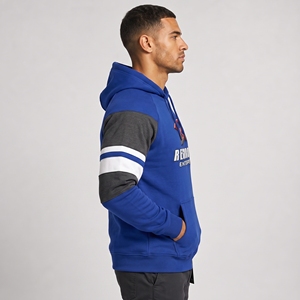 <b>Lightweight</b> Men Puff Printed <b>Hoodie</b> Warm Sweatshirt Classic Fit Drawstring Hood Front Pocket Everyday Outdoor Indoor Wear - Product Image 6
