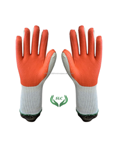 ถุงมือผ้าฝ้ายลามิเนตยางเพชรร่อง27ซม. ป้องกันการกระแทกป้องกันไฟฟ้าสถิตย์ป้องกันการกระแทกยี่ห้อ RPG ป้องกันมือและแขน - Product Image 1