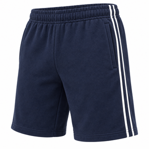 Conjunto de Sudadera y Pantalones Cortos Personalizados con Logotipo para Hombre, Venta al Por Mayor, Ropa Deportiva Informal de Dos Piezas, Sudadera con Capucha y Pantalones Cortos, Fabricante de Ropa de Moda Premium - Product Image 5