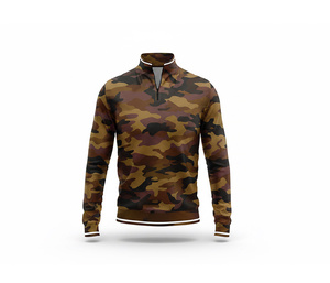 Chaqueta Deportiva Personalizada por Sublimación con Cierre de Cremallera de un Cuarto para Hombres, Mujeres y Jóvenes, Ropa Deportiva de Secado Rápido, Sudadera para Equipo - Product Image 3