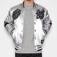 Blouson Bomber Long Homme Personnalisable – Coupe Droite, Fermeture Éclair, Doublure Satinée Premium, Col Montant, Style Décontracté, Réversible