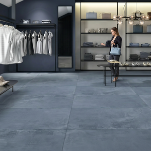 Carreaux de porcelaine antidérapants Vistaar Blue 600x1200mm brillants, effet brique, 20mm, pour sols de salle de bain moderne et zones humides - Product Image 5