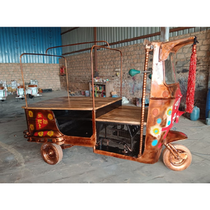 Vitrine de taxi réplique vintage en bois, style industriel, pour décoration, vente en gros, exportation, fournisseur - Product Image 4