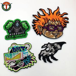 แผ่นปักลายคำมงคลสีดำ รีดติดได้ ใช้ตกแต่งหมวก เสื้อผ้า DIY ขายส่ง - Product Image 6