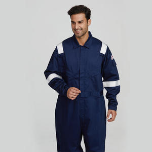 Combinaison de sécurité ignifuge et respirante en polyester, vêtements de travail réfléchissants unisexes par HI Dangri Clothes - Product Image 4