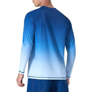 เสื้อรัดกล้ามเนื้อแขนยาวสไตล์สดใสสำหรับผู้ชาย ทรงเข้ารูป สัมผัสนุ่ม อุปกรณ์กีฬา วัสดุน้ำหนักเบา - Product Image 4