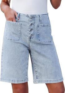 Short de bain pour homme à taille mi-haute avec cordon de serrage, couleur unie, respirant, séchage rapide, écologique, 100% coton, short décontracté type bermuda - Product Image 4