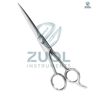 Tijeras de Corte de Pelo de Acero Inoxidable 440c, Hoja Recta Manual de Precisión para Corte de Pelo de Zoul - Product Image 1