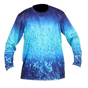 Chemises polo à manches longues pour hommes, nouveau style, séchage rapide, respirantes, imperméables, vêtements de pêche, protection UPF 50+, sublimation, pêche pour hommes - Product Image 1
