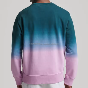 Nouveauté Automne : Sweat-shirt Homme Streetwear Tie-Dye Dégradé Brodé en Chenille - Product Image 6