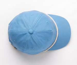 Casquette légère bleu ciel style corde – Chapeau d'extérieur unisexe réglable avec ajustement confortable pour un usage quotidien décontracté - Product Image 5