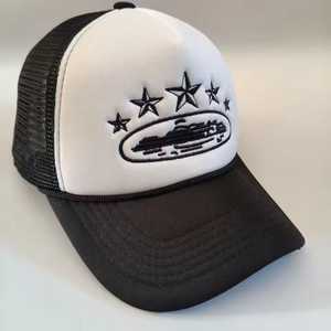 Gorra Trucker Rosa de Malla con Bordado de Estrellas, Casual, Ajustable, Unisex, para Viajes al Aire Libre, 100% Algodón Transpirable, para Todas las Estaciones, para Adultos - Product Image 3