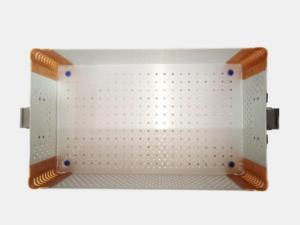 Boîte de Stérilisation Manuelle en Acier Inoxydable Certifiée CE Conforme ISO13485 Haute Qualité pour Instruments Chirurgicaux Universels - Product Image 4