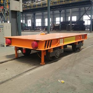 รถเข็นแบนไฟฟ้า20ตันรถเข็นขนย้ายวัสดุหนักแบบ AGV ไม่มีร่องรอยสำหรับใช้ในโรงงาน - Product Image 5