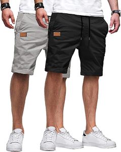 Shorts de golf en twill extensible en coton à cordon de serrage pour l'été, personnalisables par sublimation, pour hommes, pour le surf, vente en gros - Product Image 1