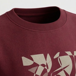 Women's 2 Piece Set <b>Maroon</b> Short Sleeve T Shirt and Above Knee Shorts Casual Loose Fit Geometric Print Foil Design Spring Summer - Product Image 5