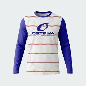Maillot de football sublimé à manches longues personnalisable de qualité supérieure 2026 – Couleurs personnalisées, 100 % polyester, respirant et séchage rapide - Product Image 6
