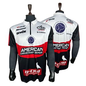 Camiseta Polo de Manga Larga para Motociclismo con Cierre, Diseño de Poliéster de Secado Rápido para Motociclistas y Ciclistas - Product Image 1