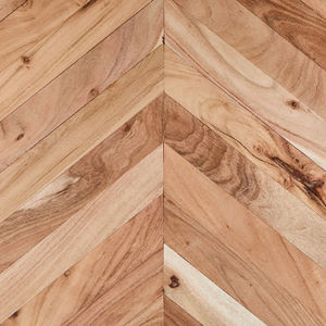 Table de salle à manger moderne pour la maison, avec plateau en bois d'acacia massif de forme ronde, base en métal de style zig-zag, design industriel. - Product Image 6