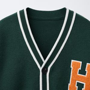 Crea tu Propio Suéter Personalizado de Primera Calidad con Cuello en V y Logotipos de Hermandades/Fraternidades/Escuelas/Universidades, en Lana/Cachemira, con Cinturón - Product Image 2