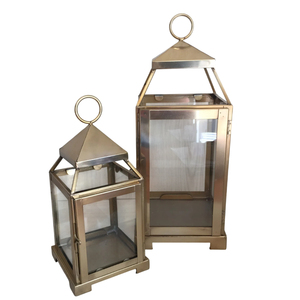 Lanterne hexagonale en laiton artisanale de qualité supérieure, style vintage, lampe à huile décorative en cristal, porte-bougie chauffe-plat, parfaite pour la décoration de la maison - Product Image 2