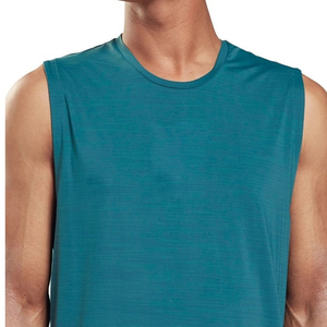 High Quality Heavyweight Muscle Gym Vest Custom Black <b>Cropped</b> Boxy Fit Sleeveless Tank <b>Top</b> Breathable <b>Men's</b> Tank <b>Top</b> O-Neck - Product Image 5