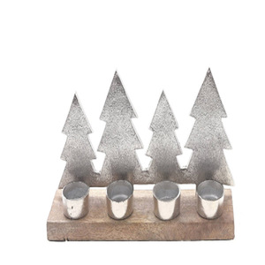 Porte-bougie en métal en forme d'ange avec étoile pour bougie chauffe-plat de Noël - Product Image 6