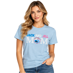 T-shirt graphique Jack and Jill Legacy Maker Mom pour femme, col rond confortable, pour tenue décontractée, événements familiaux et tenue de groupe - Product Image 1