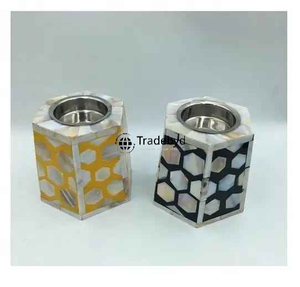 Decorative Mother Pearl Handmade Premium Quality <b>Tealight</b> <b>Holder</b> Elegant Accent Candlestick <b>Holder</b> for Home Decoration Tradebyd - Product Image 6