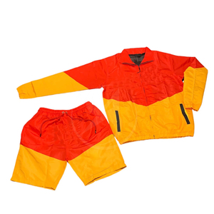 Light Weight Spring Men Windbreaker Short Sets Breathable Solid Waterproof High Street Style Polyester/Nylon OEM Service - Product Image 4