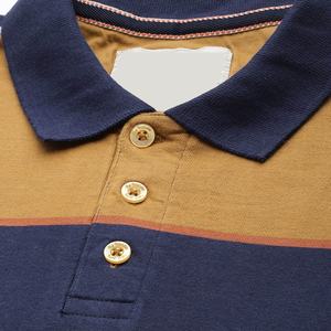 Polo en piqué de coton pour homme, coupe ajustée, extensible, confortable, tissu de qualité supérieure, polo de luxe en coton mercerisé pour homme - Product Image 6