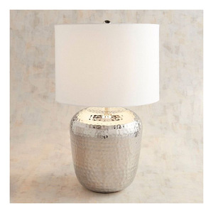 Modern Geometric Metal Table <b>Lamps</b> Bronze Hammered Desk Light Wholesale Contemporary <b>Bedside</b> Nightstand <b>Lamp</b> for Living Room - Product Image 3