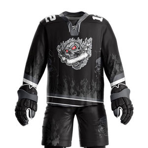 Tenues de hockey sur glace confortables et à séchage rapide, dernière conception 2026, vente chaude, faible MOQ, ensembles d'équipe personnalisés, service OEM - Product Image 4