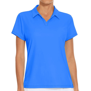 Camiseta Deportiva de Golf para Mujer, Color Rosa, Tejida en Lona, Diseño Personalizado, Transpirable, Ecológica, para Verano, al Mejor Precio - Product Image 4